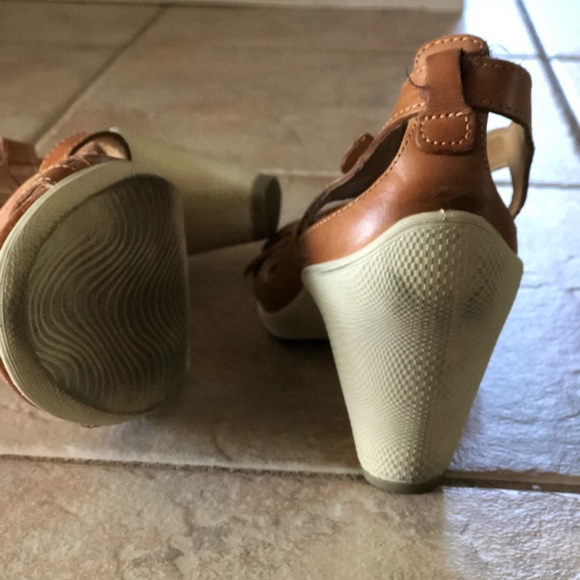Ecco tan leather sandal - Picture 2 of 3